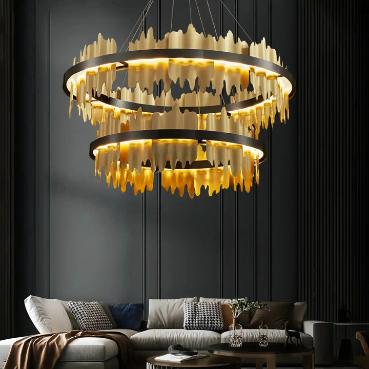 Dahlia Multiple Tier Round Chandelier - Arialamps
