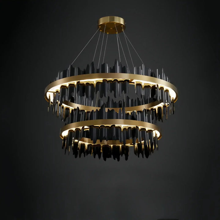 Dahlia Multiple Tier Round Chandelier - Arialamps