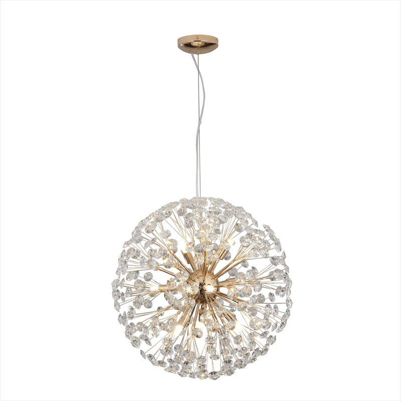 Dandelion Spherical Crystal Pendant Light - Arialamps