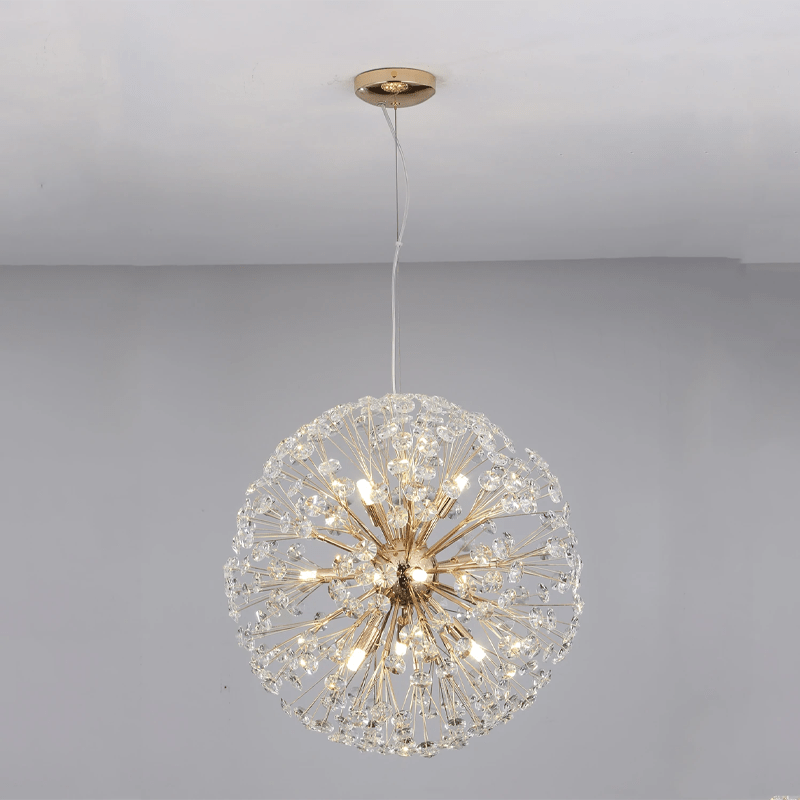 Dandelion Spherical Crystal Pendant Light - Arialamps