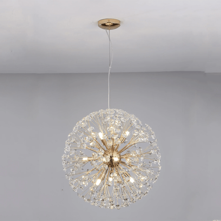 Dandelion Spherical Crystal Pendant Light - Arialamps