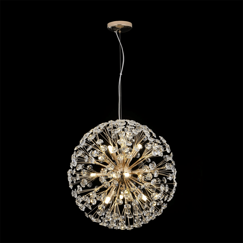 Dandelion Spherical Crystal Pendant Light - Arialamps