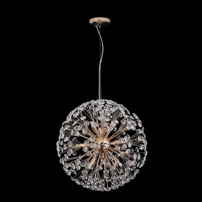 Dandelion Spherical Crystal Pendant Light - Arialamps