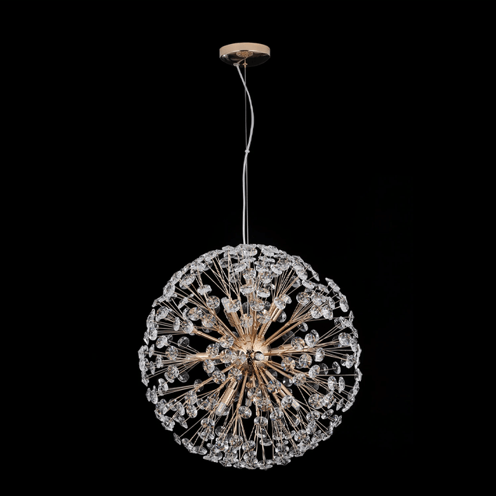 Dandelion Spherical Crystal Pendant Light - Arialamps