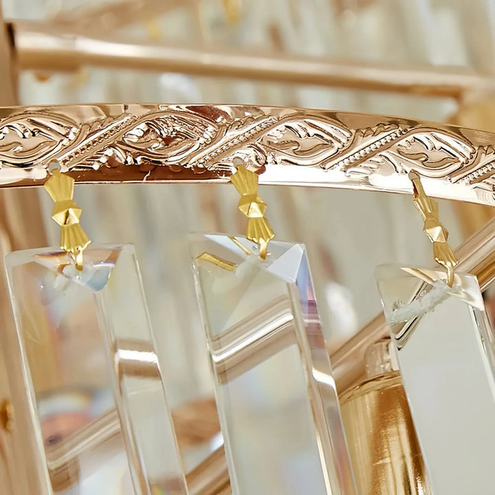 Danilo Multiple Tier Crystal Chandelier - Arialamps