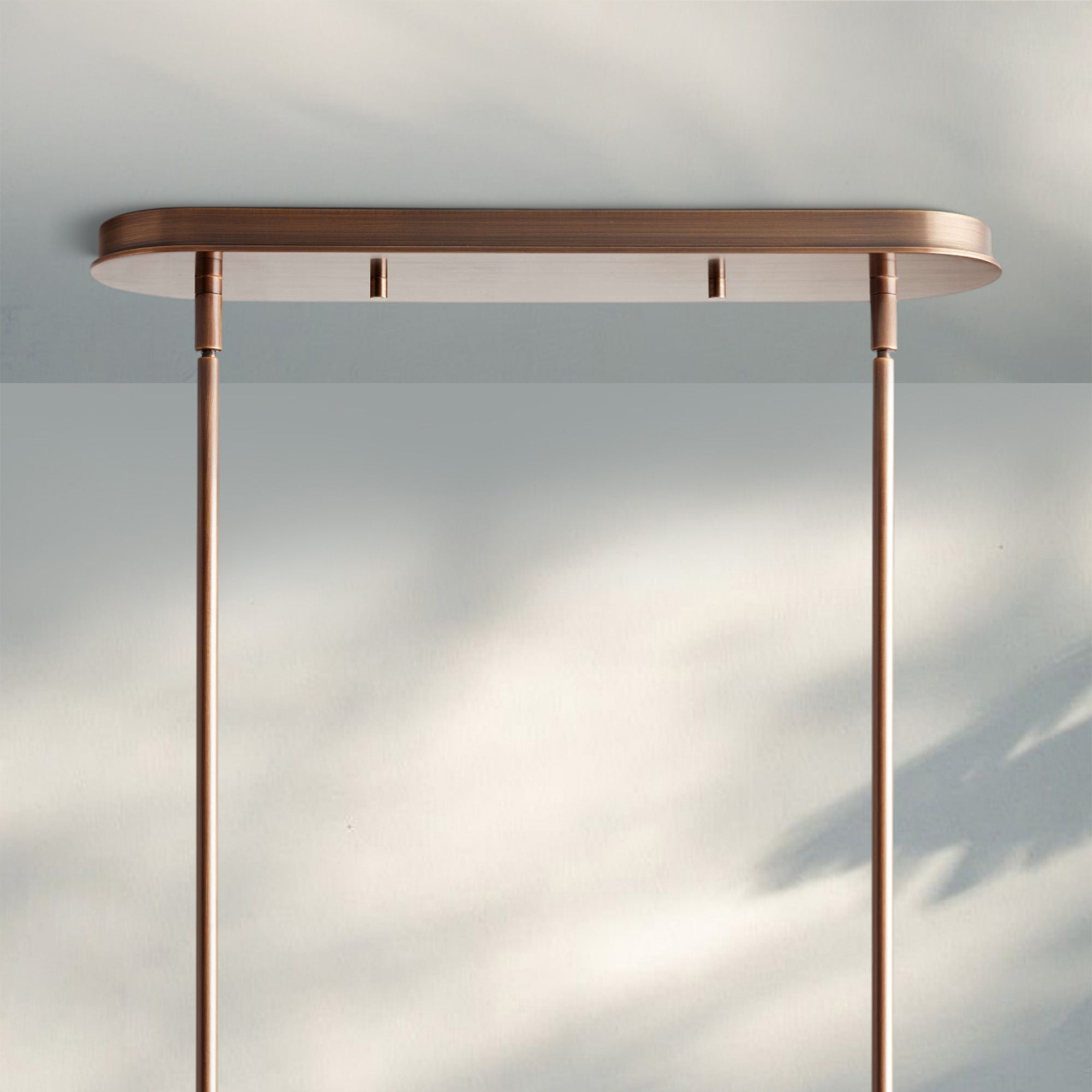 Daphne Linear Chandelier 62"-Lighting-Arialamps