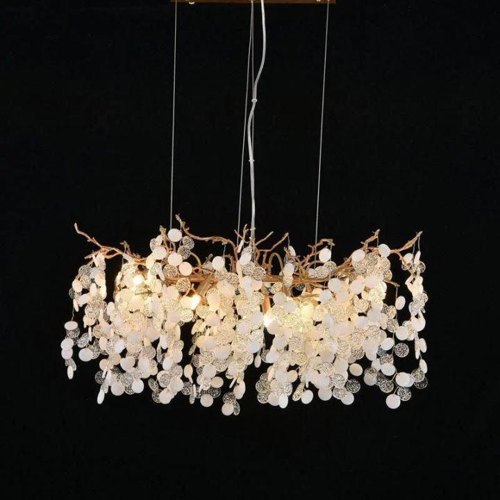 Donna American Creative Modern Branch Chandelier-chandeliers for dining room,chandeliers for stairways,chandeliers for foyer,chandeliers for bedrooms,chandeliers for kitchen,chandeliers for living room-31.4" L-Arialamps