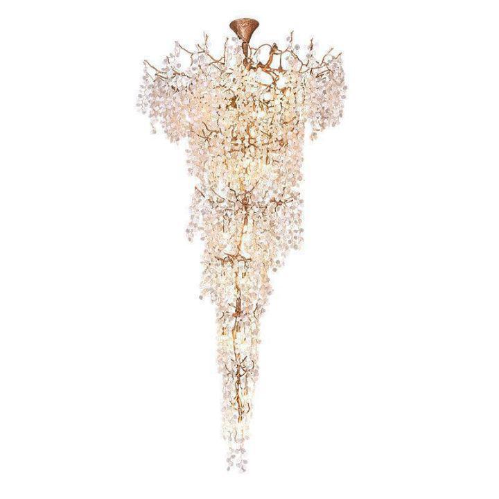 Donna Two-Tier Large Branch Chandelier-chandeliers for dining room,chandeliers for stairways,chandeliers for foyer,chandeliers for bedrooms,chandeliers for kitchen,chandeliers for living room-Arialamps