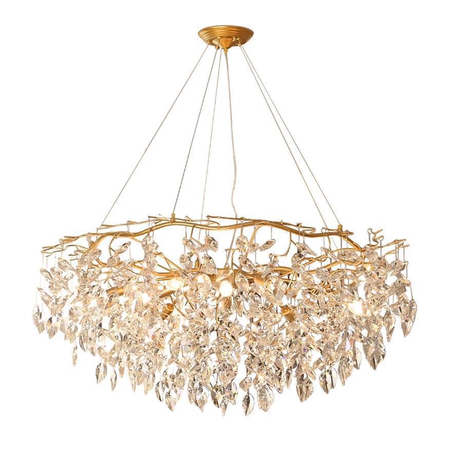 Doris Round Modern Branch Chandeliers-Chandeliers-Arialamps