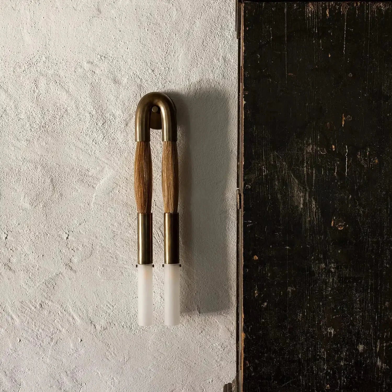 Double Head Antonia Horsehair Sconce - Arialamps