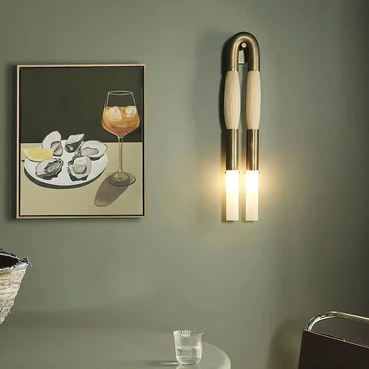 Double Head Antonia Horsehair Sconce - Arialamps