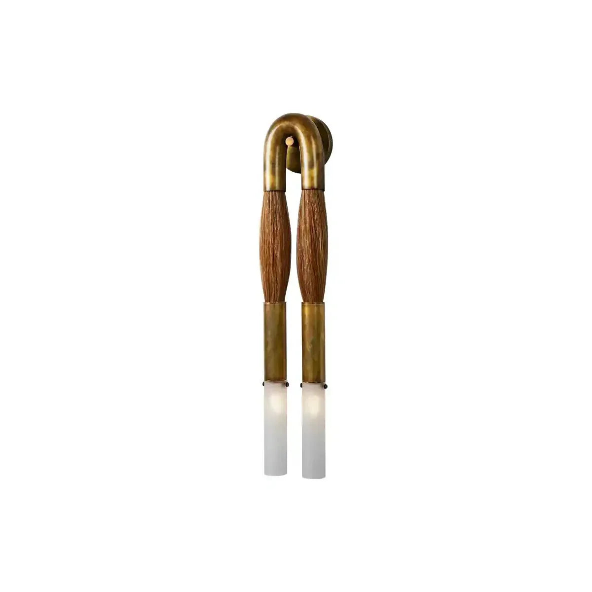 Double Head Antonia Horsehair Sconce - Arialamps