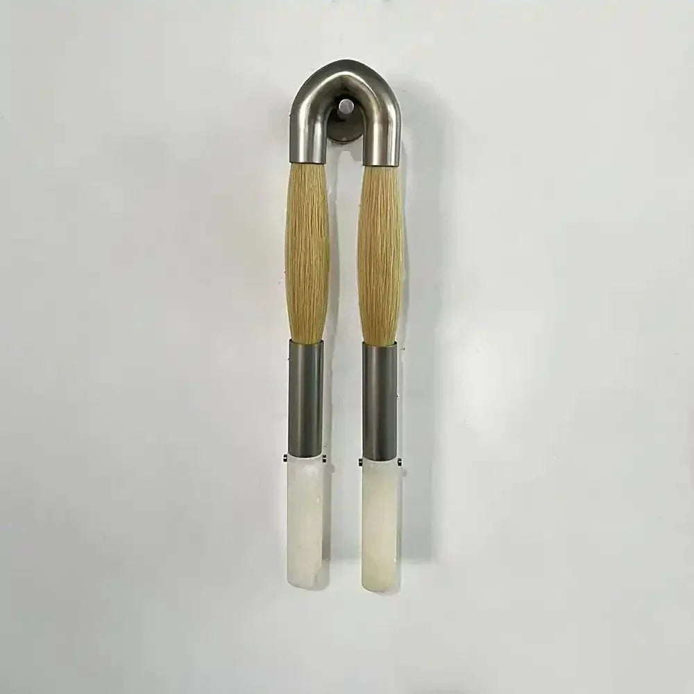 Double Head Antonia Horsehair Sconce - Arialamps