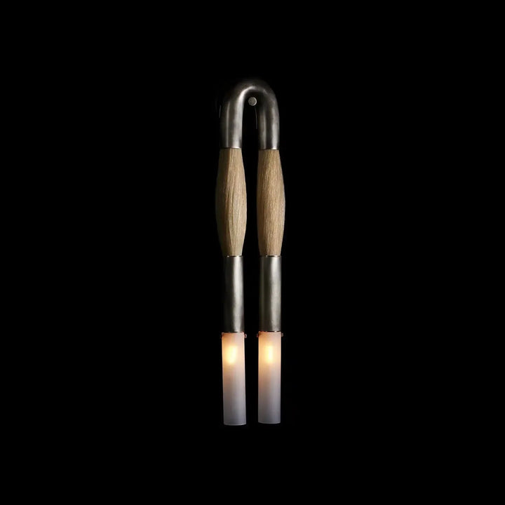Double Head Antonia Horsehair Sconce - Arialamps