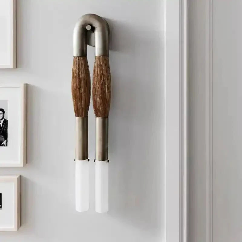 Double Head Antonia Horsehair Sconce - Arialamps