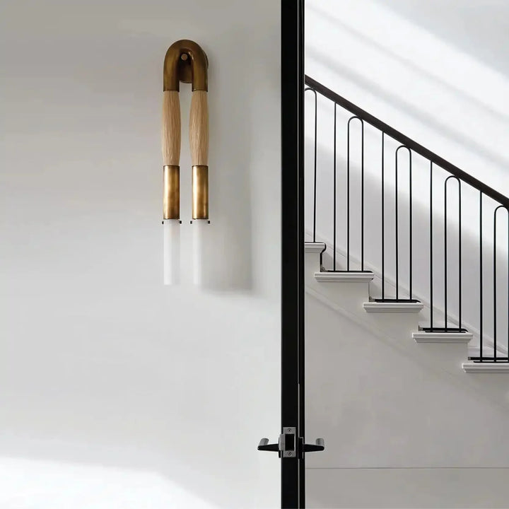 Double Head Antonia Horsehair Sconce - Arialamps