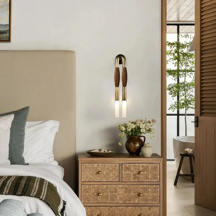 Double Head Antonia Horsehair Sconce - Arialamps