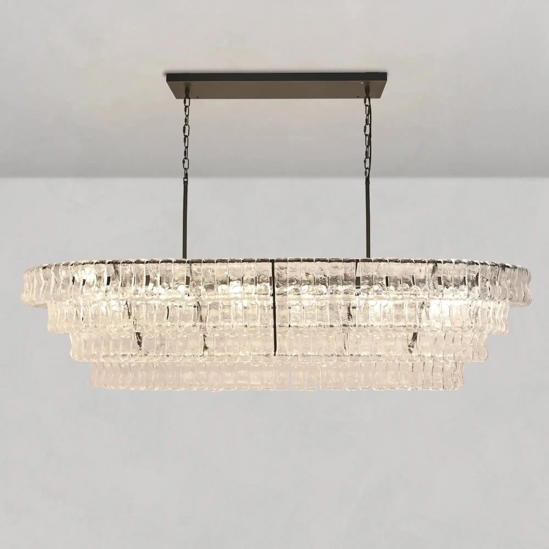 Ghiaccio Oval Chandelier 54''65''