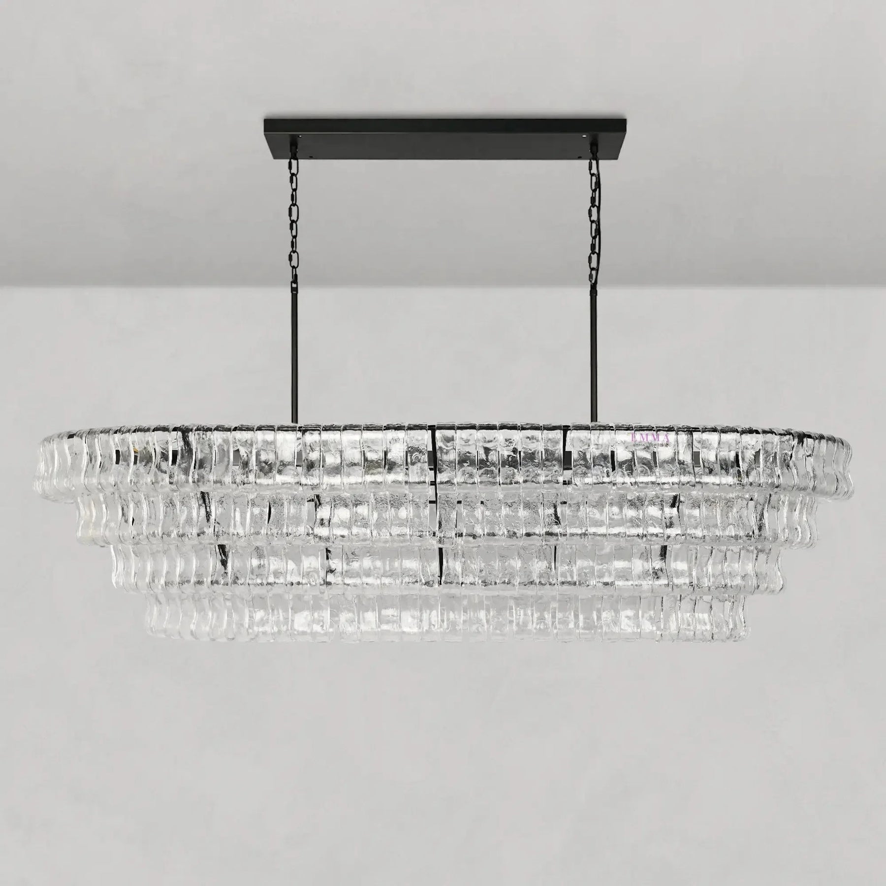 Ghiaccio Oval Chandelier 54''65''