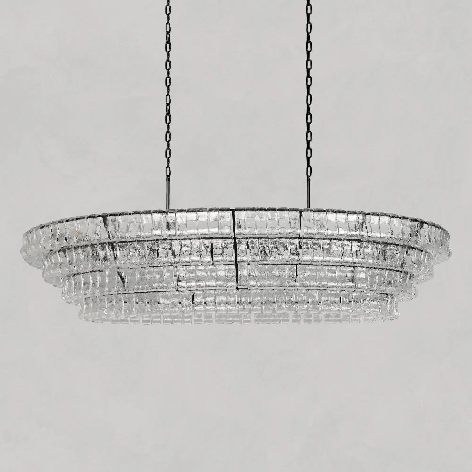 Ghiaccio Oval Chandelier 54''65''