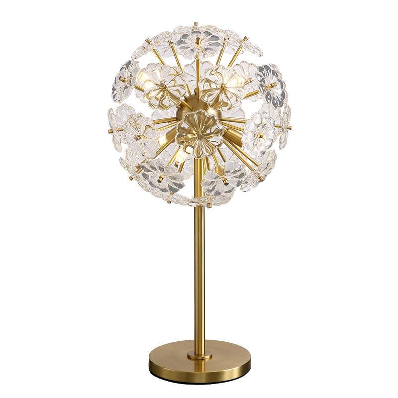 K9 Crystal Dandelion Petal Metals Desk Lamp