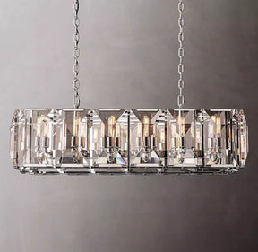 Harlew Multi Crystal Rectangular Chandelier