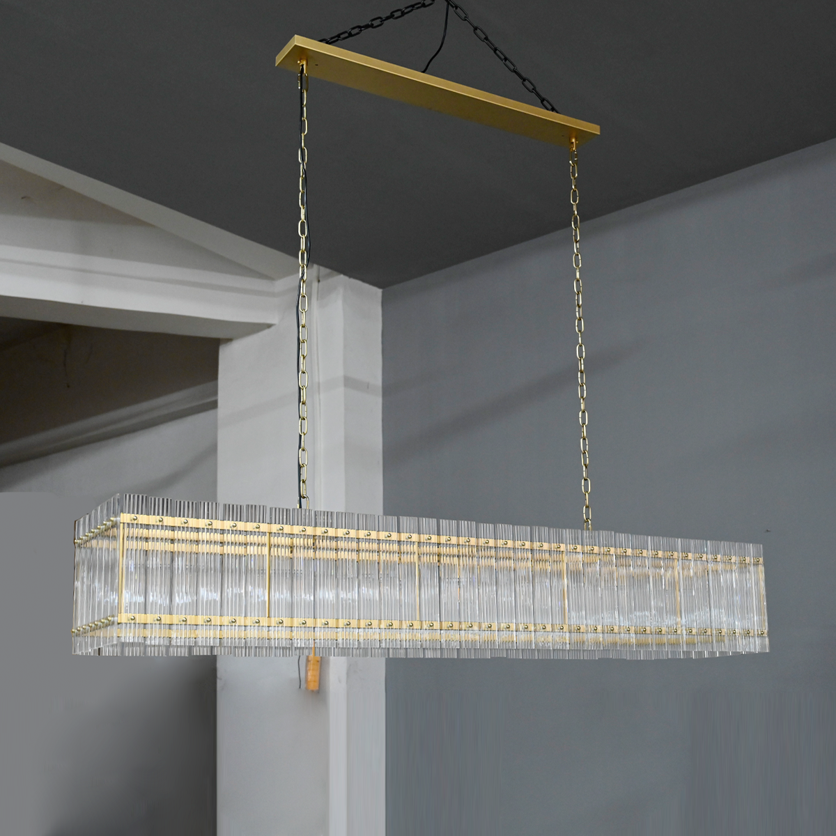 Aria Modern Marcus Rectangle Chandelier