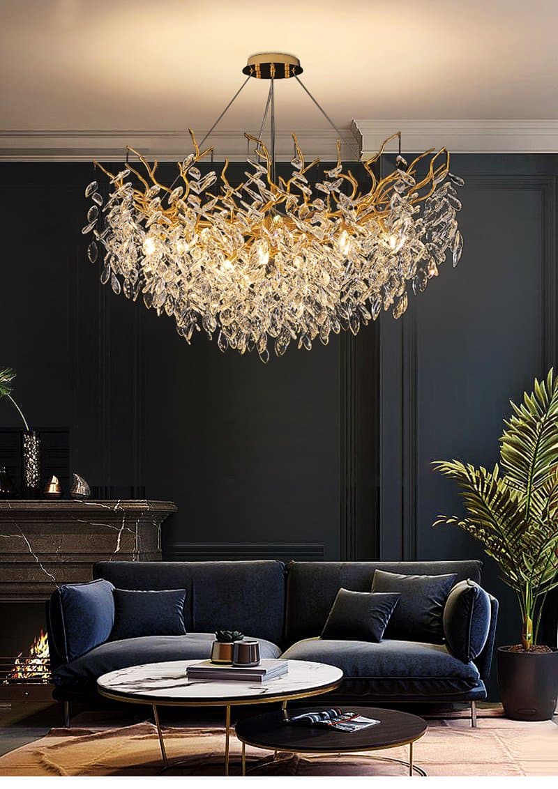 Branch Luxury Branch Polyhedral Crystal Chandelier