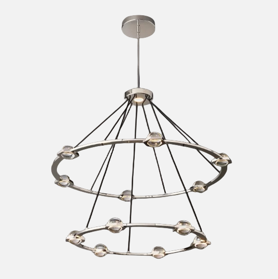 Eclatant 2-Tier Round Chandelier 48"