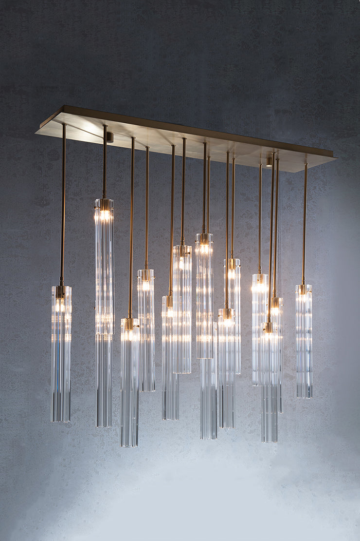 Eden Multi Spot Glass Chandelier