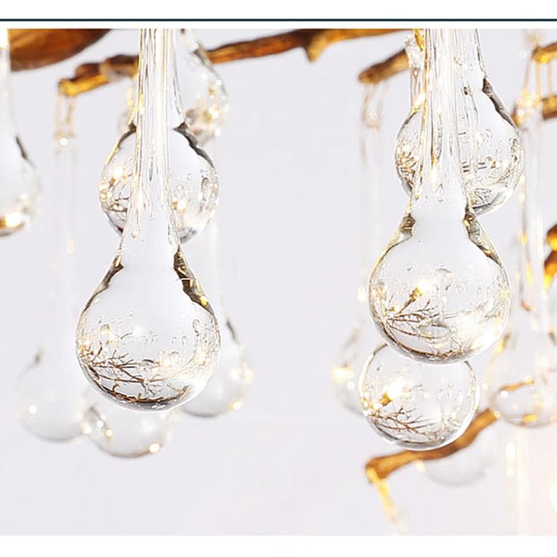 Branch Raindrop Tree Crystal Chandelier