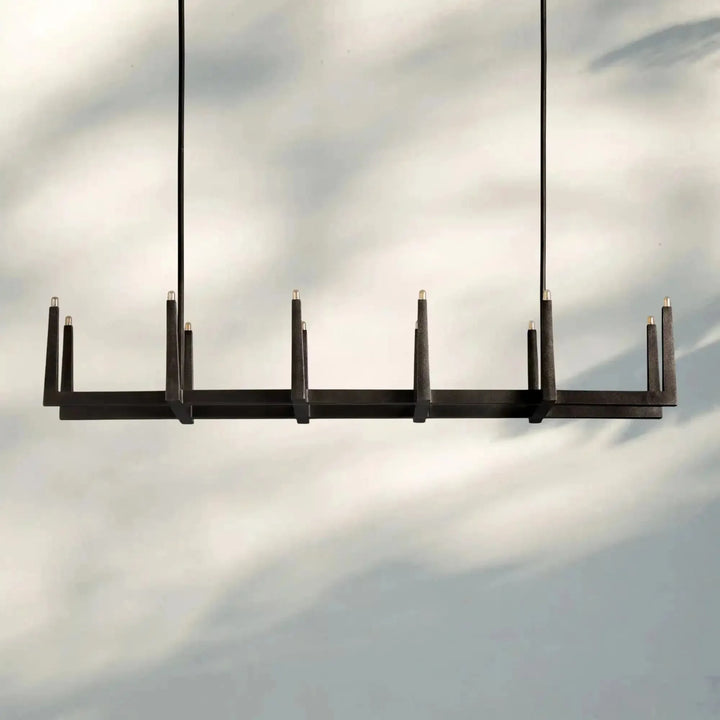 Emmet Linear Chandelier 48" 60" 72" - Arialamps