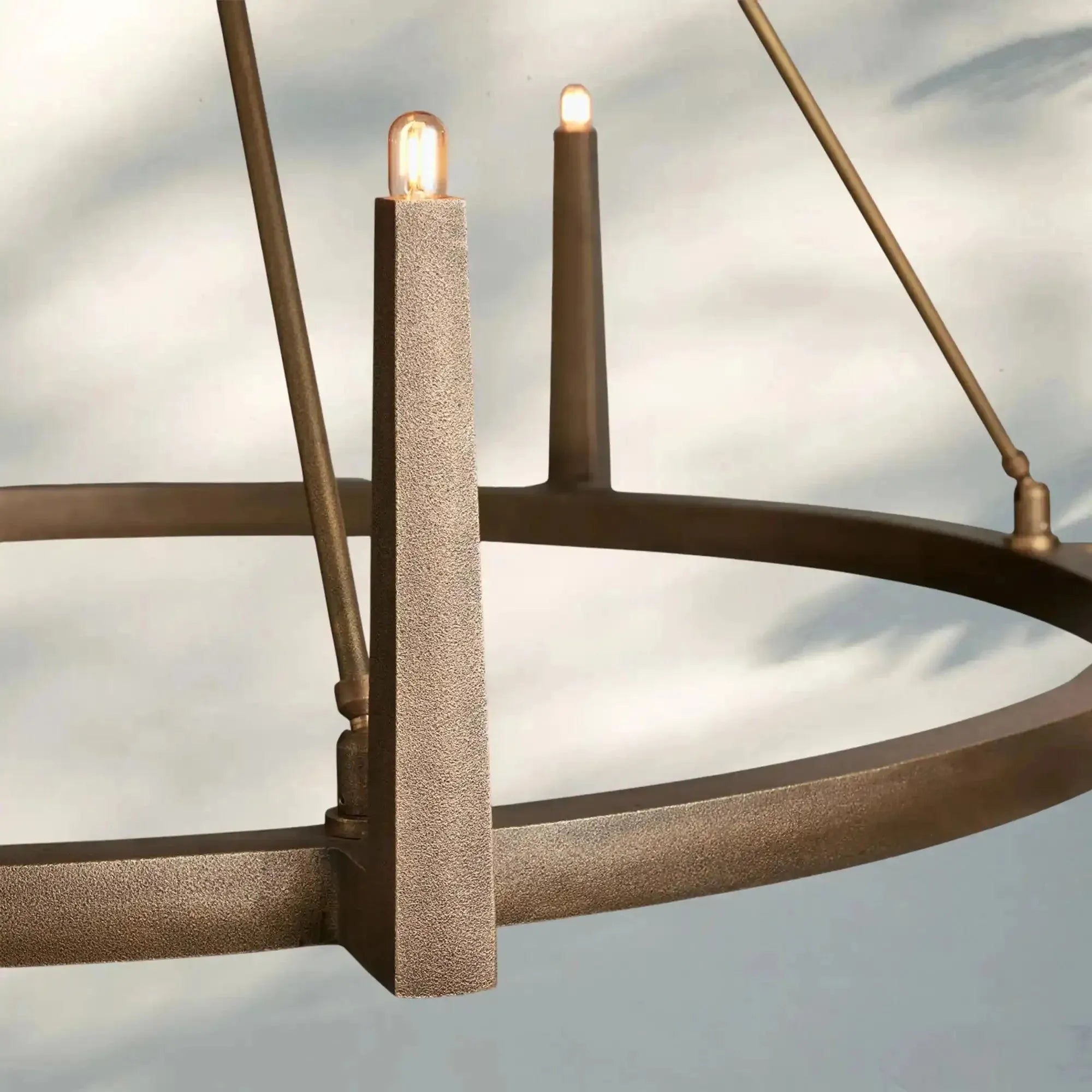 Emmet Round Chandelier - Arialamps