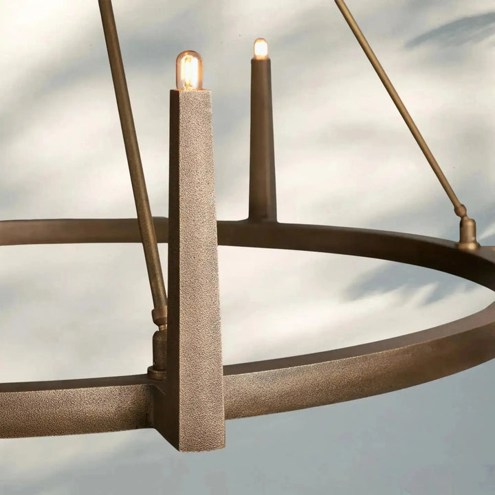 Emmet Round Chandelier - Arialamps