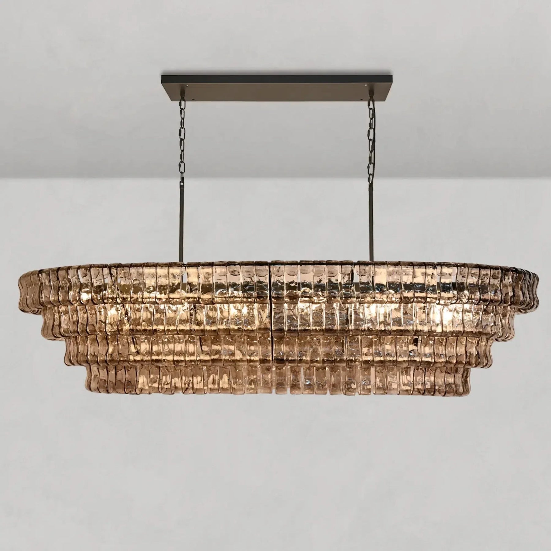 Ghiaccio Oval Chandelier 54''65''