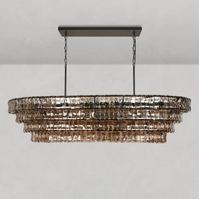 Ghiaccio Oval Chandelier 54''65''