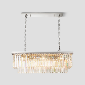 Odeon Crystal  2-Layer Rectangle Chandelier