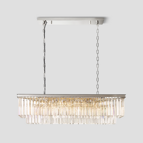 Odeon Crystal  2-Layer Rectangle Chandelier