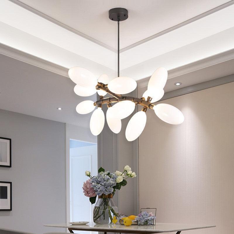 Fashion Grape Artistic Linear Chandelier-chandeliers for dining room,chandeliers for stairw-Arialamps