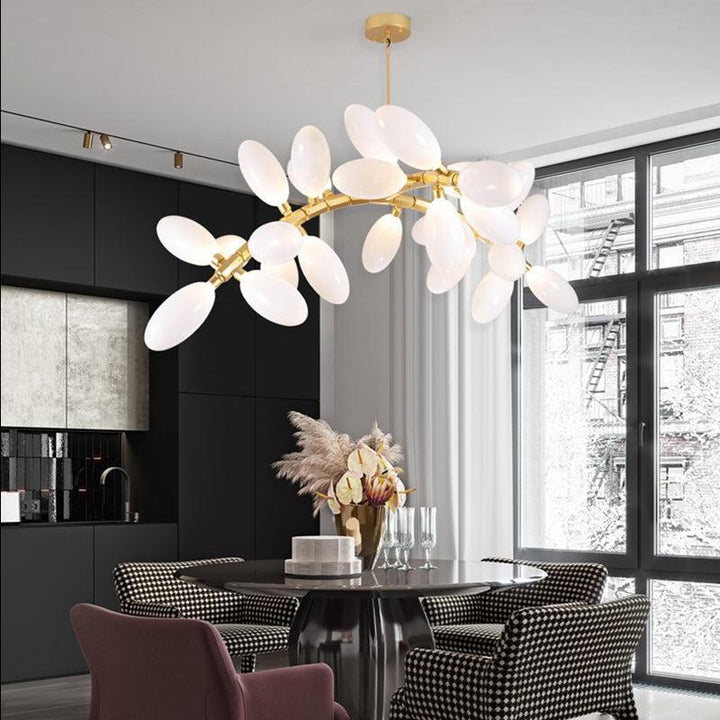Fashion Grape Linear Chandelier 57" L-chandeliers for dining room,chandeliers for stairw-Arialamps
