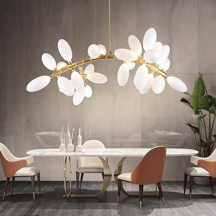 Fashion Grape Linear Chandelier 57" L-chandeliers for dining room,chandeliers for stairw-Style B-Arialamps