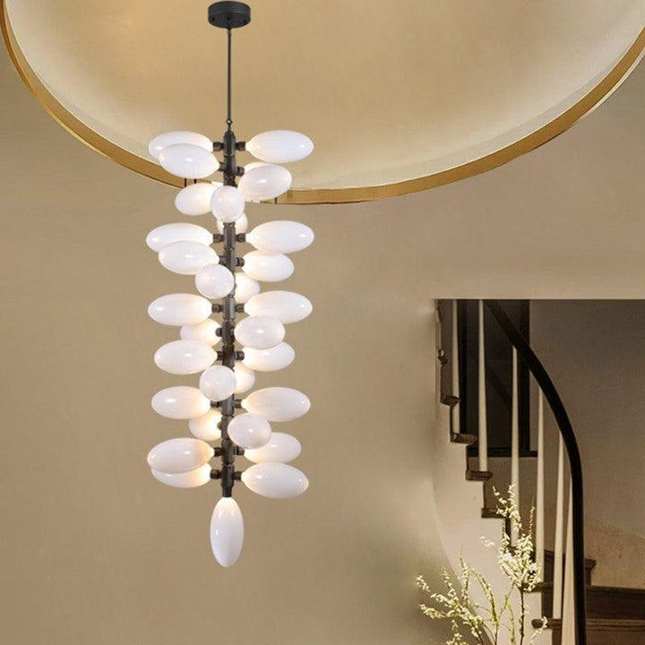 Fashion Vertical Long Grape Chandelier-chandeliers for dining room,chandeliers for stairw-Arialamps