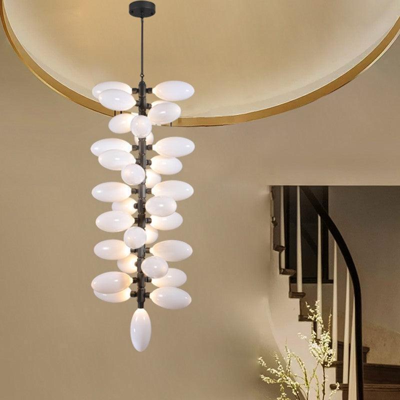 Fashion Vertical Long Grape Chandelier-chandeliers for dining room,chandeliers for stairw-STYLE B-Arialamps