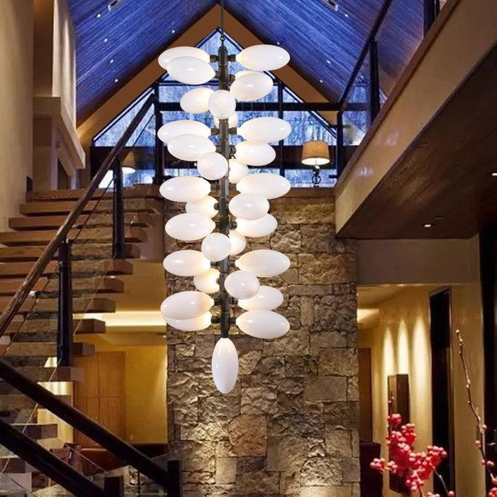 Fashion Vertical Long Grape Chandelier-chandeliers for dining room,chandeliers for stairw-Arialamps