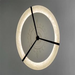 Aria Olso Alabaster Ring Chandelier