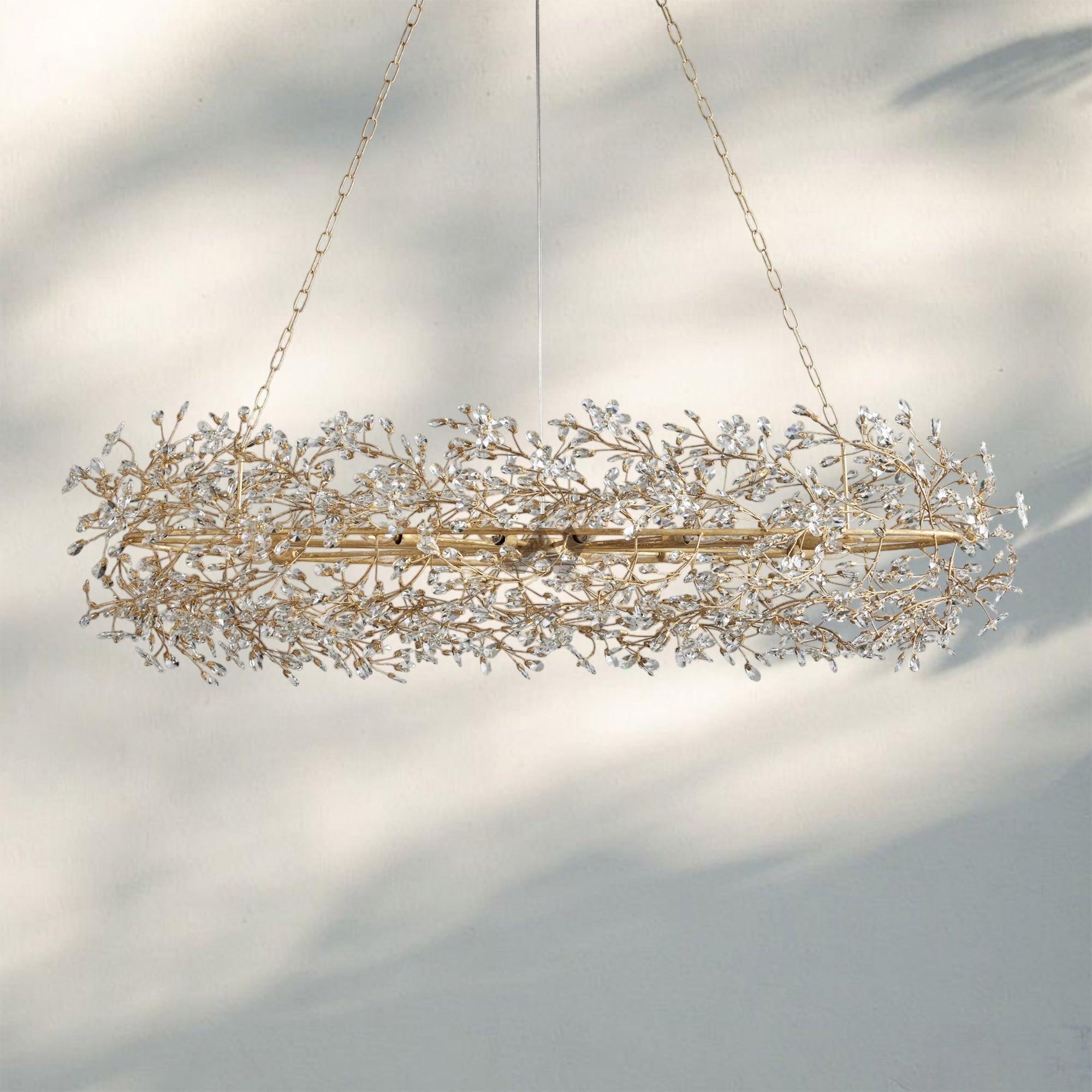 Fiore Oval Chandelier 62'' 74''-