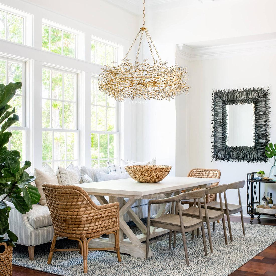 Fiore Oval Chandelier 62'' 74''-Arialamps