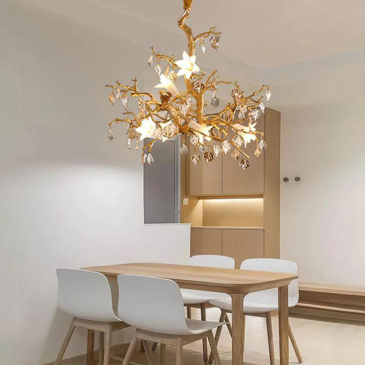 Fiori Branch Chandelier-chandeliers for dining room,chandeliers for stairways,chandeliers for foyer,chandeliers for bedrooms,chandeliers for kitchen,chandeliers for living room-Arialamps