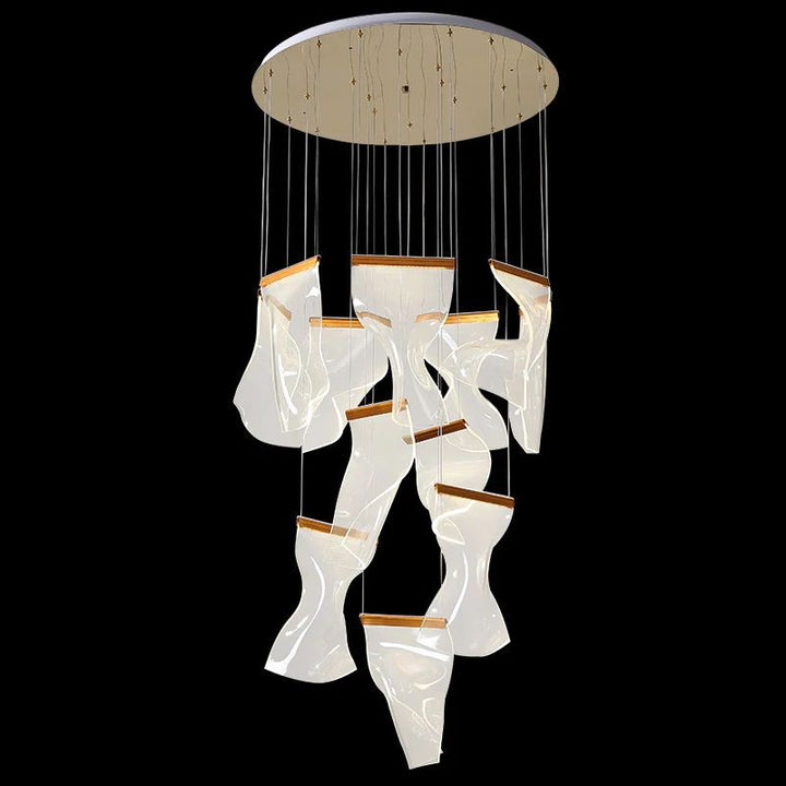 Flame Branch Chandelier-chandeliers for dining room,chandeliers for stairways,chandeliers for foyer,chandeliers for bedrooms,chandeliers for kitchen,chandeliers for living room-Arialamps