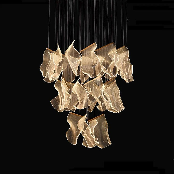 Flame Branch Chandelier-chandeliers for dining room,chandeliers for stairways,chandeliers for foyer,chandeliers for bedrooms,chandeliers for kitchen,chandeliers for living room-Arialamps